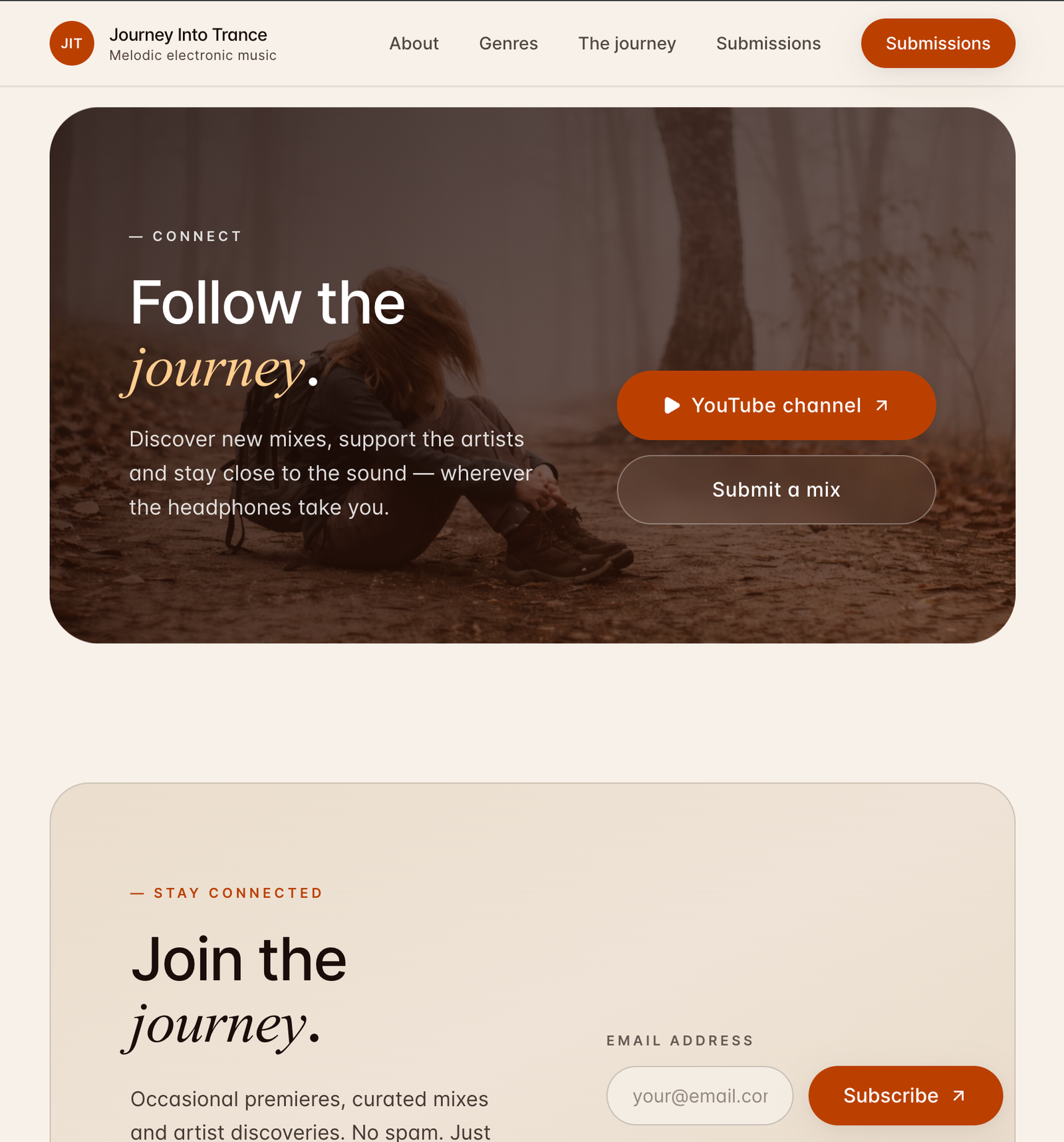 Journey Into Trance tablet experience